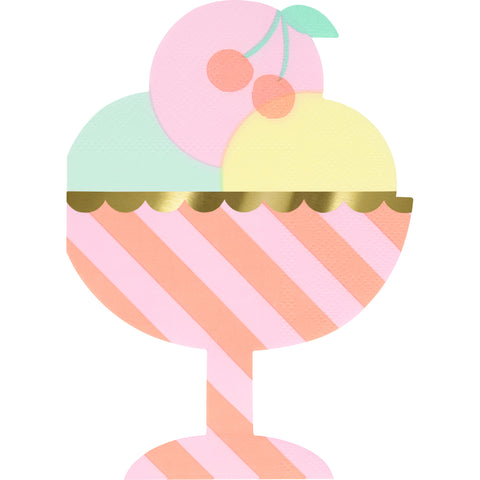 Guardanapos Gelado Sundae