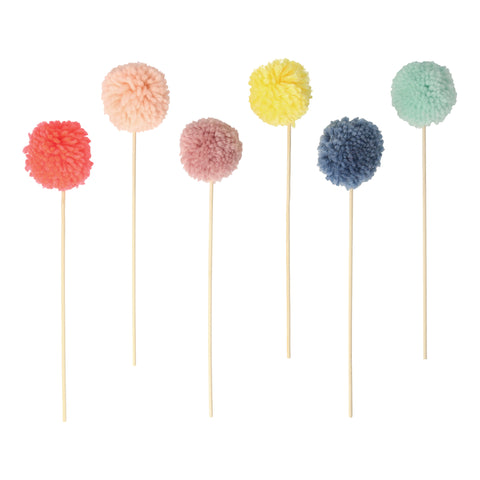 Topo de Bolo Pompons