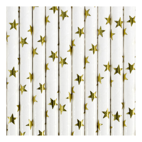 Palhinhas Papel Estrelas