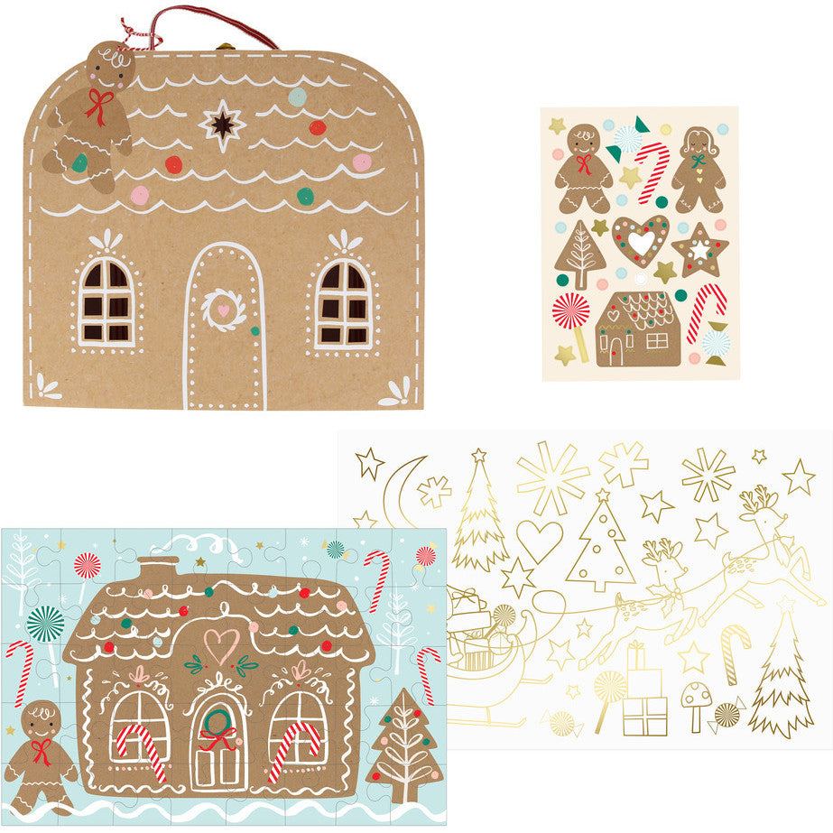 Mala com Presentes Casa de Gengibre