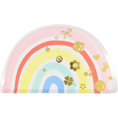 Pratos Charmed Rainbow