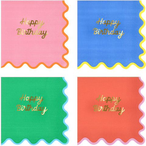 Guardanapos Wiggle Happy Birthday