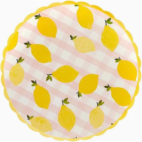 Pratos Limão e Gingham