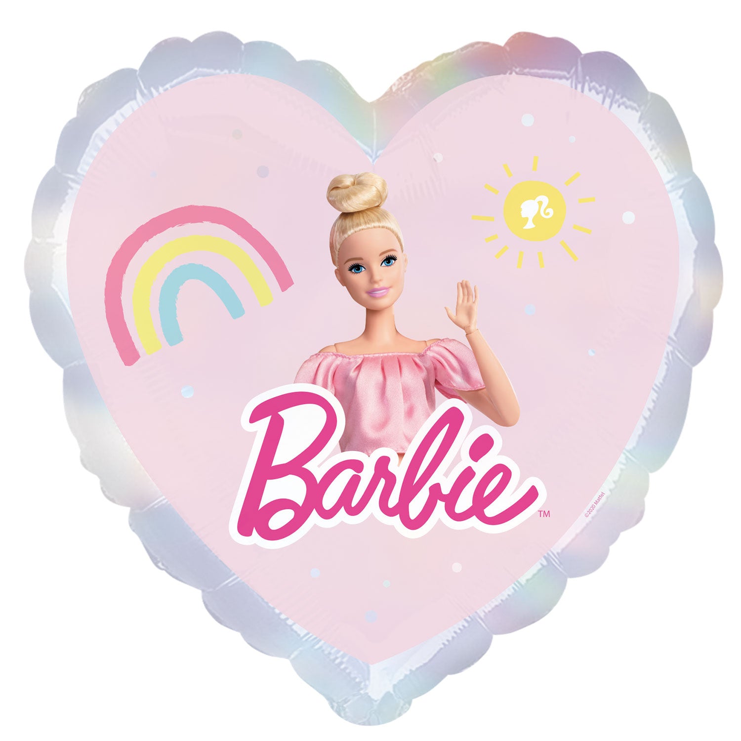 Balão Coração Barbie