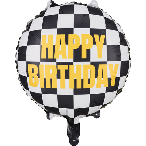 Balão Happy Birthday Xadrez