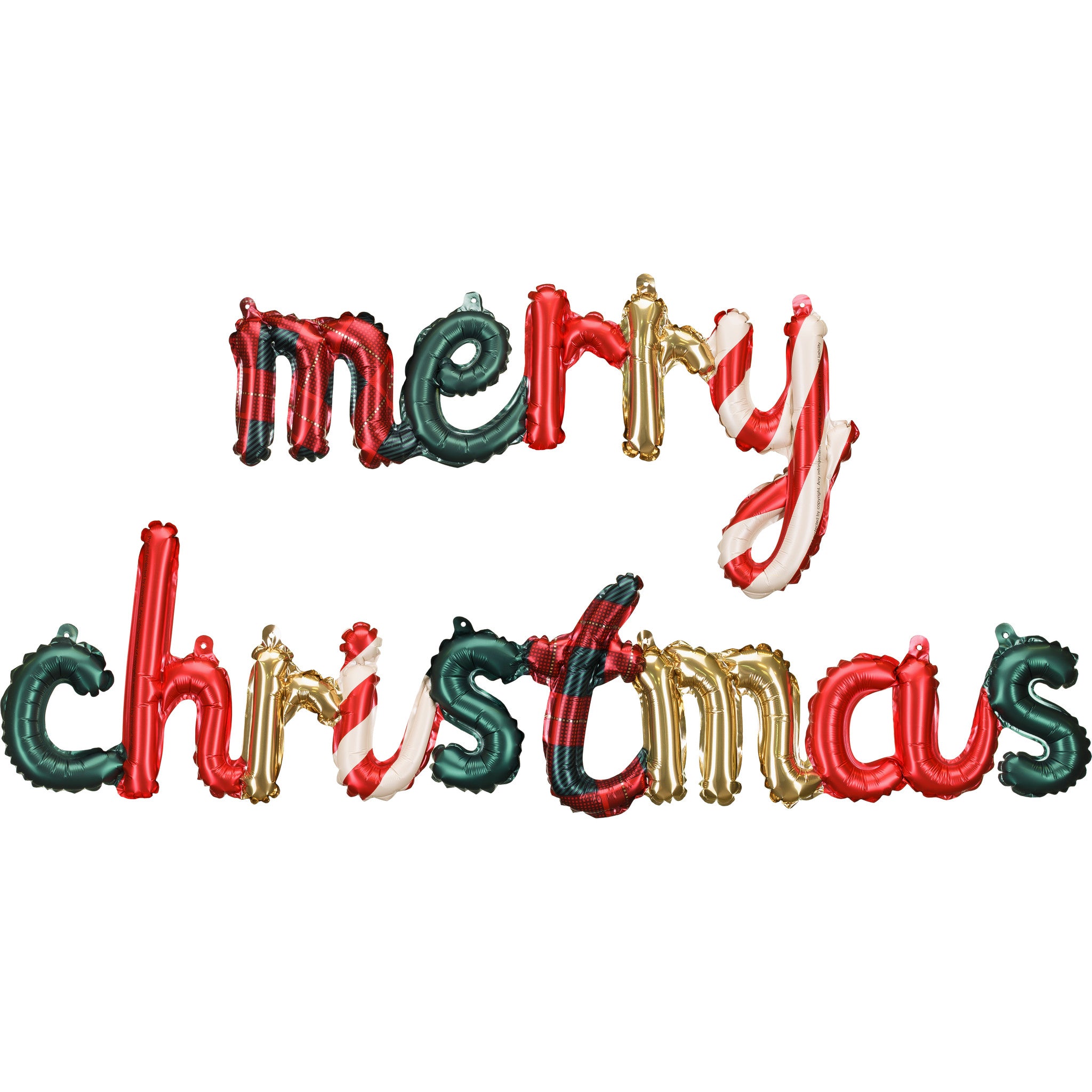 Balão Padrões Merry Christmas