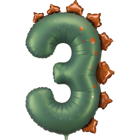 Balão Número Dinossauros