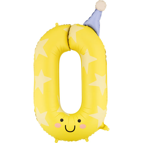 Balão Número Chapéu de Festa