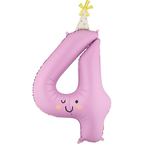Balão Número Chapéu de Festa