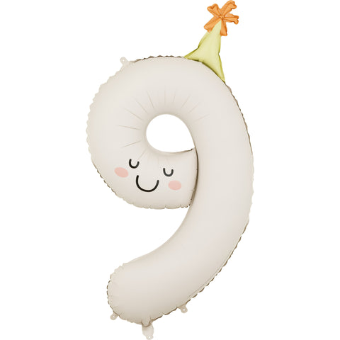 Balão Número Chapéu de Festa