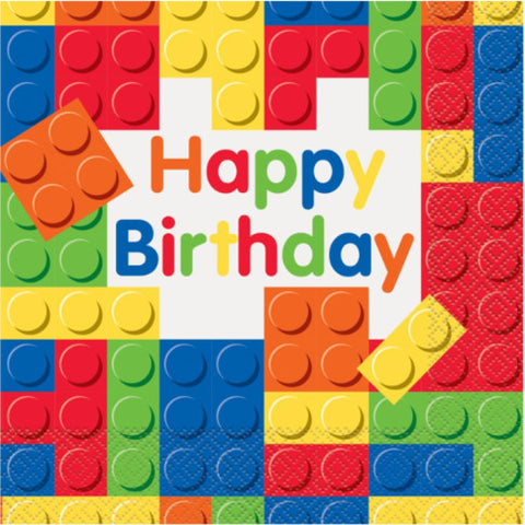 Guardanapos Blocos Lego