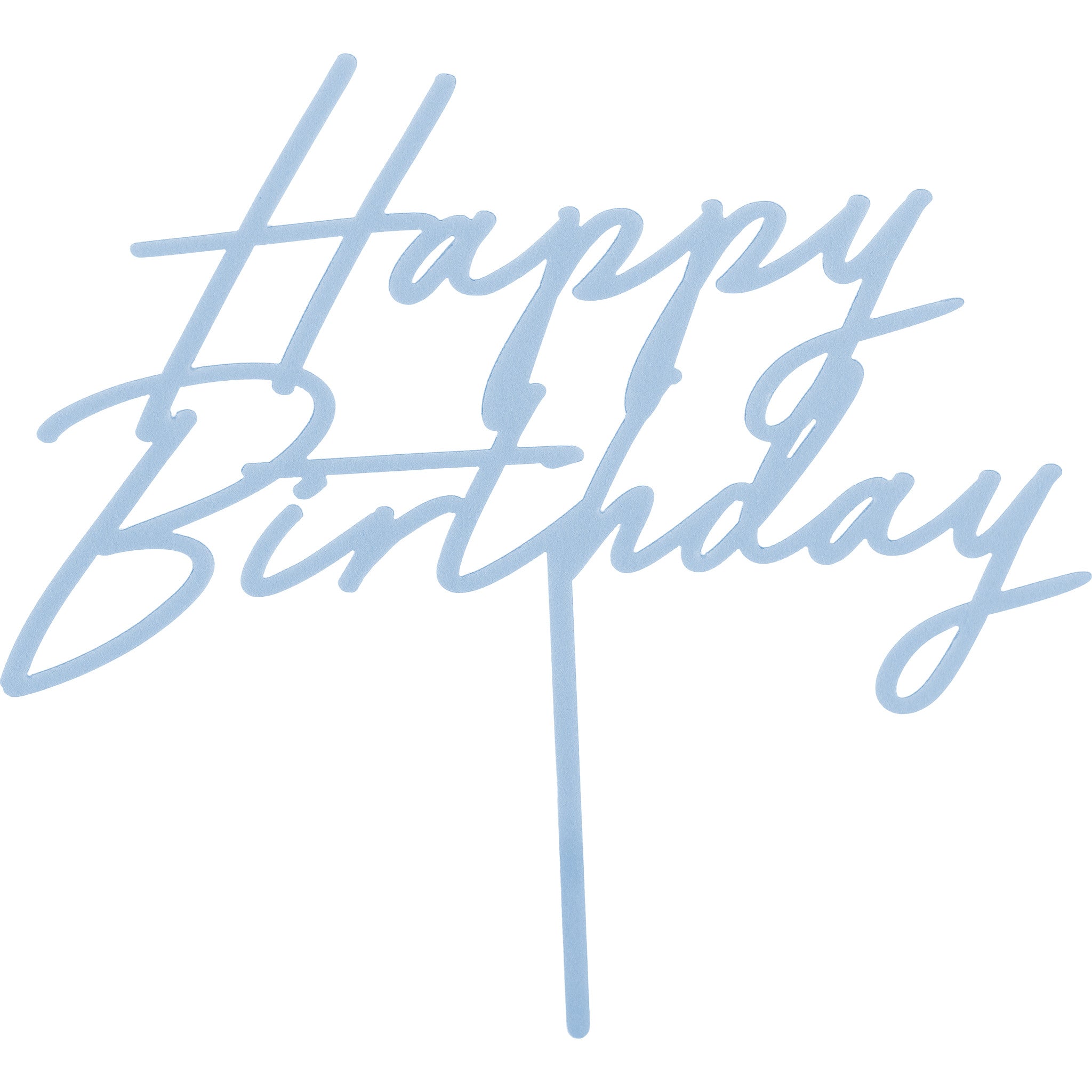 Topo de Bolo Happy Birthday