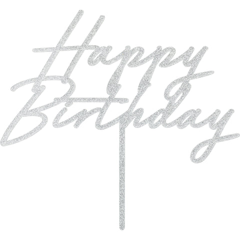 Topo de Bolo Happy Birthday