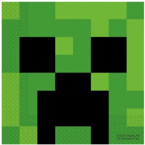 Guardanapos Minecraft Creeper