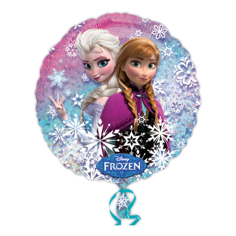 Balão Redondo Frozen Elsa & Anna