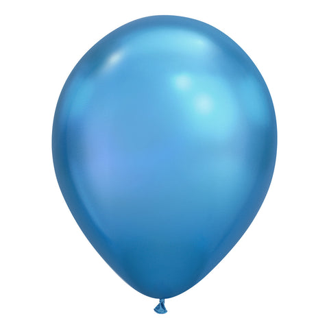 5 Balões Látex Cromados
