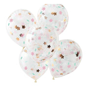Balões com Confetis Flor