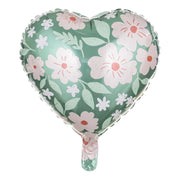 Balão Coração Flores